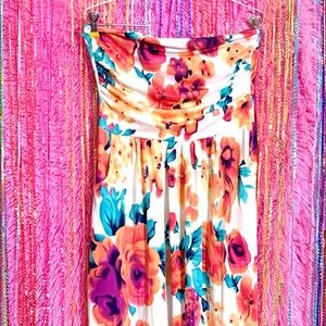 Beautiful size large dress stretchy flowing